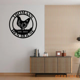 Custom Hen House Metal Sign,Farm House Decor Personalized Chicken Coop Sign Name,Chicken Coop Wall Art Farm Sign Barn