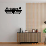 Custom Hockey Medal Hanger Metal With LED Light Hockey Gift Hockey House Decor Medal Display Awards Sign Wall Hanger