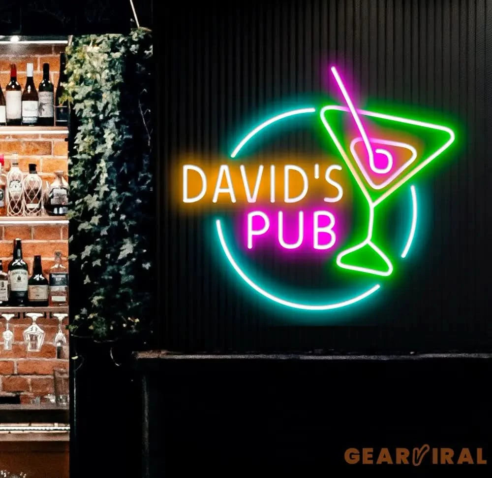 Custom Home Pub Signage Neon Bar Sign LED Light Sign for Home Bar Wall Decor Basement Sign,Man Cave Sign Unique Gifts