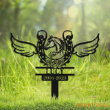 Custom Horse Memorial Stake - Metal Stake - Horse Loss - Sympathy Sign | GearViral