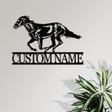 Custom Horse Ranch Sign, Personalized Metal Ranch Sign, Metal Hose Sign, Camp Sign, Horse Stall, Horse Farm Decor, Barn Sign, Farmer Gifts