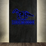 Custom Horse Ranch Sign, Personalized Metal Ranch Sign, Metal Hose Sign, Camp Sign, Horse Stall, Horse Farm Decor, Barn Sign, Farmer Gifts