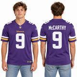 Custom J.J. McCarthy Minnesota Vikings Fan Inspired Premium F.U.S.E. Premium Limited Jersey - White