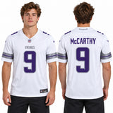 Custom J.J. McCarthy Minnesota Vikings Fan Inspired Premium F.U.S.E. Premium Limited Jersey - White
