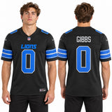 Custom Jahmyr Gibbs Detroit Lions Fan Inspired Team Premium F.U.S.E. Stitched Premium Limited Jersey - Blue