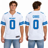 Custom Jahmyr Gibbs Detroit Lions Fan Inspired Game Player Jersey - Blue