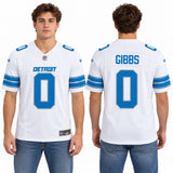 Custom Jahmyr Gibbs Detroit Lions Fan Inspired Premium F.U.S.E. Premium Limited Jersey - White