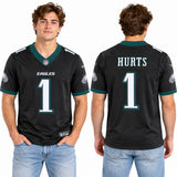 Custom Jalen Hurts Philadelphia Eagles Fan Inspired Team Premium F.U.S.E. Stitched Premium Limited Jersey - Midnight Green