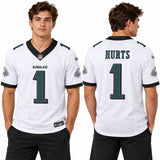 Custom Jalen Hurts Philadelphia Eagles Fan Inspired Premium F.U.S.E. Premium Limited Jersey - White