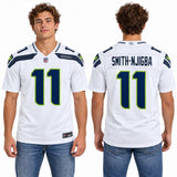 Custom Jaxon Smith-Njigba Seattle Seahawks Fan Inspired Premium F.U.S.E. Stitched Premium Limited Jersey - White