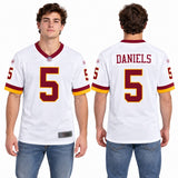 Custom Jayden Daniels Washington Commanders Fan Inspired Alternate Hail Raiser Game Jersey - Black