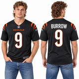 Custom Joe Burrow Cincinnati Bengals Fan Inspired Legend Player Performance Top - Black