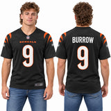 Custom Joe Burrow Cincinnati Bengals Fan Inspired Alternate Game Jersey - Orange