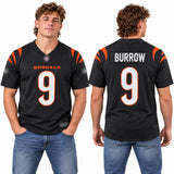 Custom Joe Burrow Cincinnati Bengals Fan Inspired Premium F.U.S.E. Premium Limited Jersey - Black