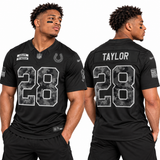 Custom Jonathan Taylor Indianapolis Colts Fan Inspired 2026 Salute to Service Stitched Premium Limited Jersey - Black