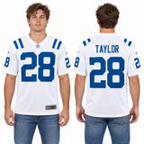 Custom Jonathan Taylor Indianapolis Colts Fan Inspired Player Game Jersey - White