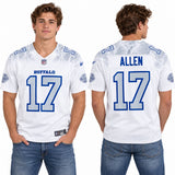 Josh Allen Buffalo Bills Nike Rivalries Collection Stitched Limited Jersey - White