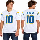 Custom Justin Herbert Los Angeles Chargers Fan Inspired Alternate Premium F.U.S.E. Stitched Premium Limited Jersey - White