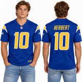 Custom Justin Herbert Los Angeles Chargers Fan Inspired Premium F.U.S.E. Premium Limited Jersey - Royal