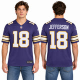 Custom Justin Jefferson Minnesota Vikings Fan Inspired Legend Player Performance Top - Purple