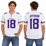Custom Justin Jefferson Minnesota Vikings Fan Inspired Premium F.U.S.E. Premium Limited Jersey - White