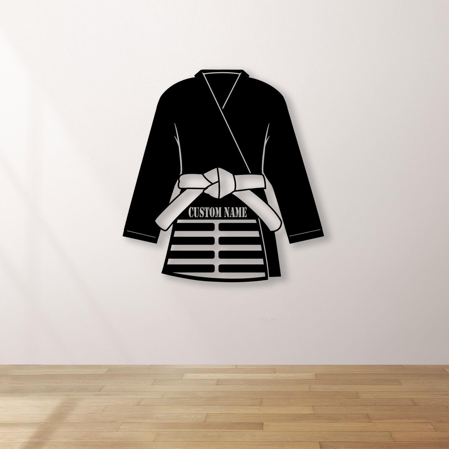Custom Karate Suit Male Custom Name Medal Hanger Monogram, Custom Karate Name Medal Hanger, Karate Sports Award Medal Display, Karate Gift