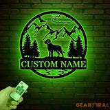 Custom Labrador Retriever Metal Sign Dog Name Sign Labrador Wall Decor Dog Lovers Wall Art Pet Lover Gift Dog Mom Gifts