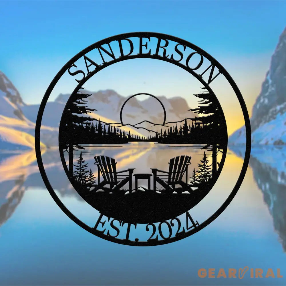 Custom Lakehouse Sign Personalized Cabin Name Sign Dad Gift Lakehouse Decor Family Name Sign Outdoor Sign Christmas Gift