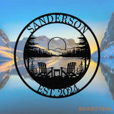 Custom Lakehouse Sign Personalized Cabin Name Sign Dad Gift Lakehouse Decor Family Name Sign Outdoor Sign Christmas Gift