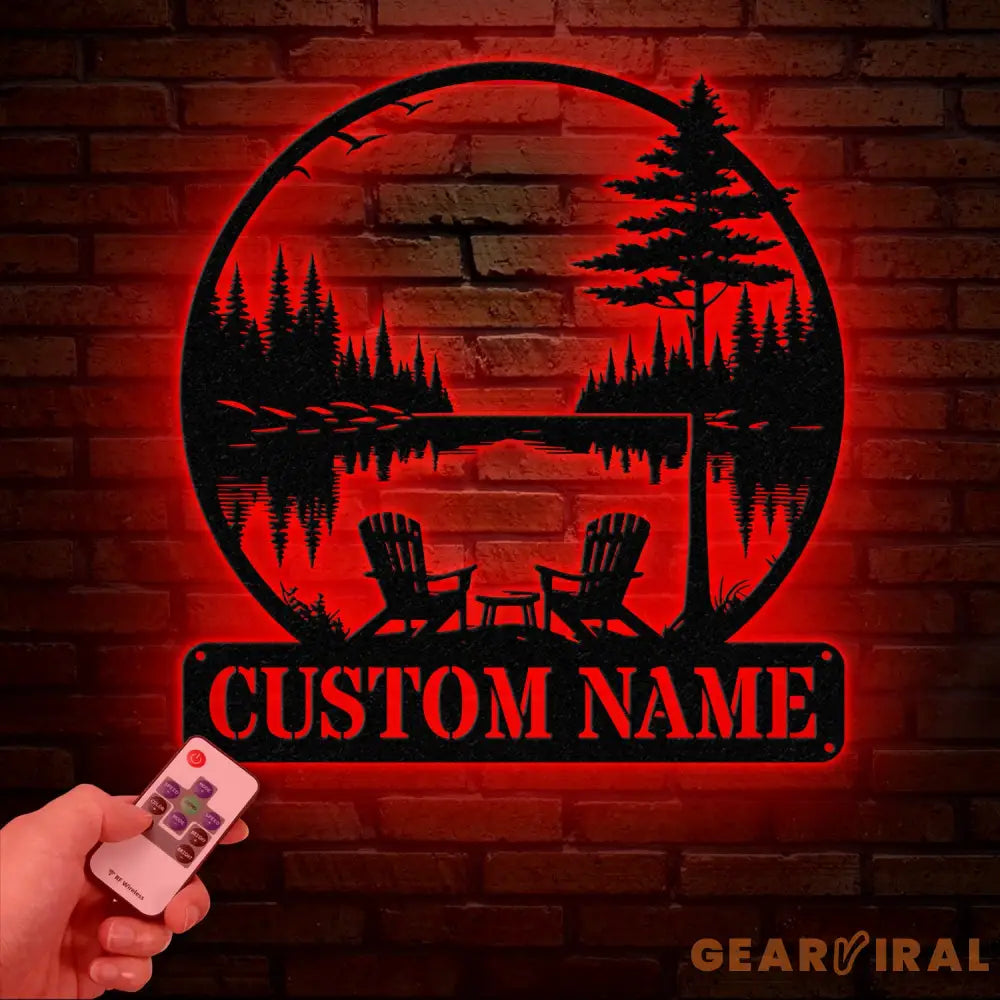 Custom Lakehouse Sign Personalized Cabin Name Sign Dad Gift Lakehouse Decor Family Name Sign Outdoor Sign Christmas Gift