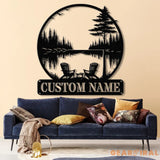 Custom Lakehouse Sign Personalized Cabin Name Sign Dad Gift Lakehouse Decor Family Name Sign Outdoor Sign Christmas Gift