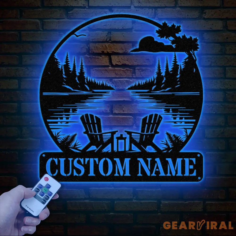 Custom Lakehouse Sign Personalized Cabin Name Sign Dad Gift Lakehouse Decor Family Name Sign Outdoor Sign Christmas Gift