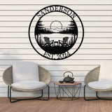 Custom Lakehouse Sign Personalized Cabin Name Sign Dad Gift Lakehouse Decor Family Name Sign Outdoor Sign Christmas Gift