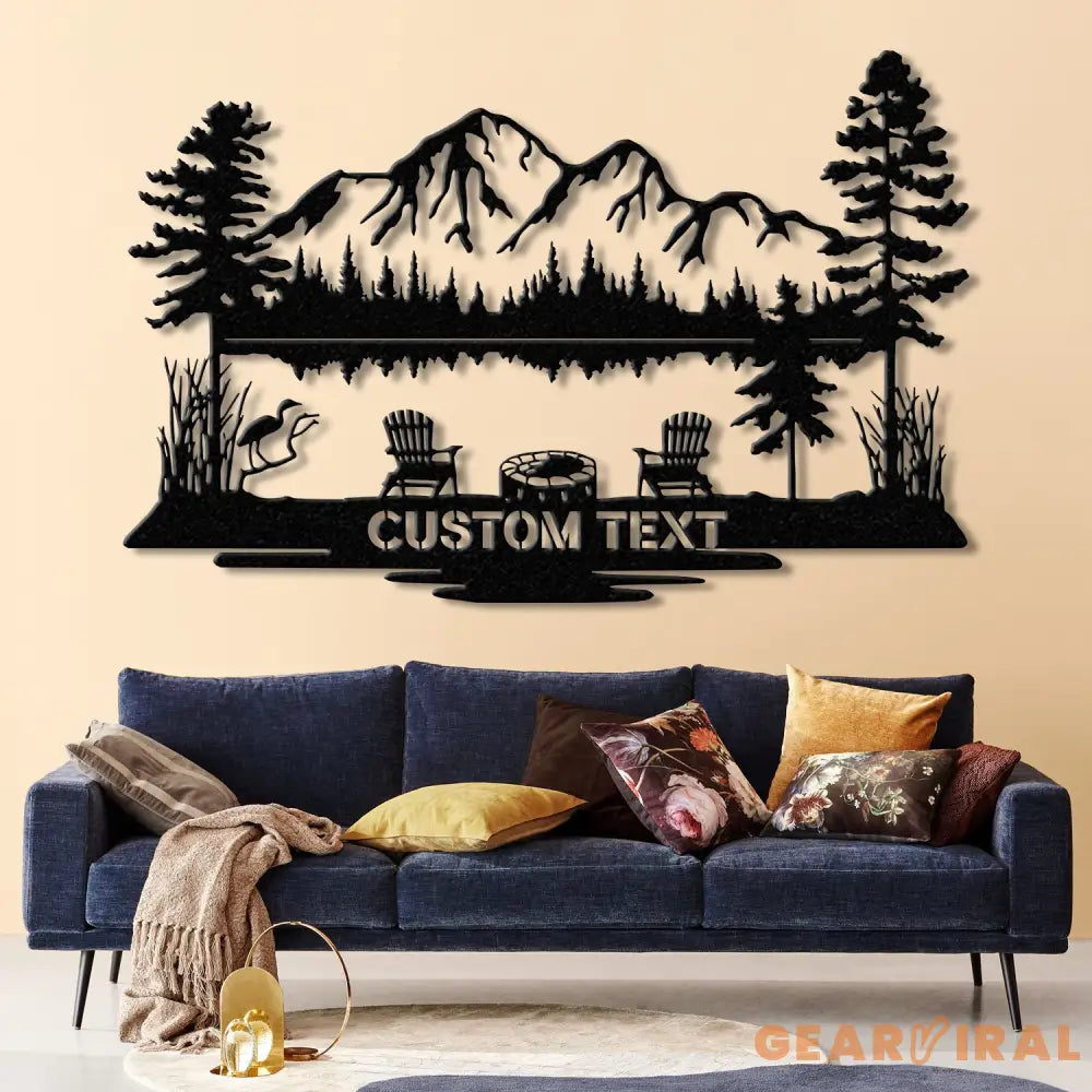 Custom Lakehouse Sign Personalized Cabin Name Sign Dad Gift Lakehouse Decor Family Name Sign Outdoor Sign Christmas Gift