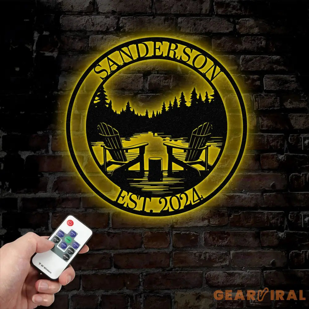 Custom Lakehouse Sign Personalized Cabin Name Sign Dad Gift Lakehouse Decor Family Name Sign Outdoor Sign Christmas Gift