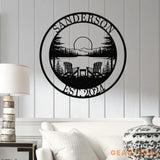 Custom Lakehouse Sign Personalized Cabin Name Sign Dad Gift Lakehouse Decor Family Name Sign Outdoor Sign Christmas Gift