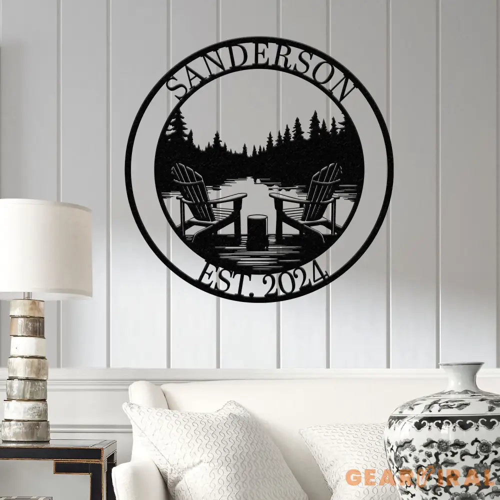 Custom Lakehouse Sign Personalized Cabin Name Sign Dad Gift Lakehouse Decor Family Name Sign Outdoor Sign Christmas Gift