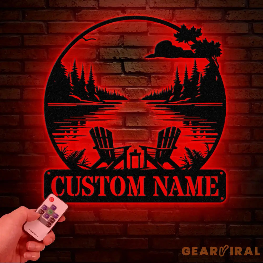 Custom Lakehouse Sign Personalized Cabin Name Sign Dad Gift Lakehouse Decor Family Name Sign Outdoor Sign Christmas Gift