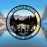 Custom Lakehouse Sign Personalized Cabin Name Sign Dad Gift Lakehouse Decor Family Name Sign Outdoor Sign Christmas Gift