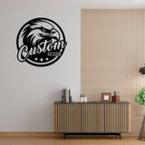 Custom Logo Design Metal Wall Art LED Light Personalized Business Logo Custom Logo Name Sign Perfect