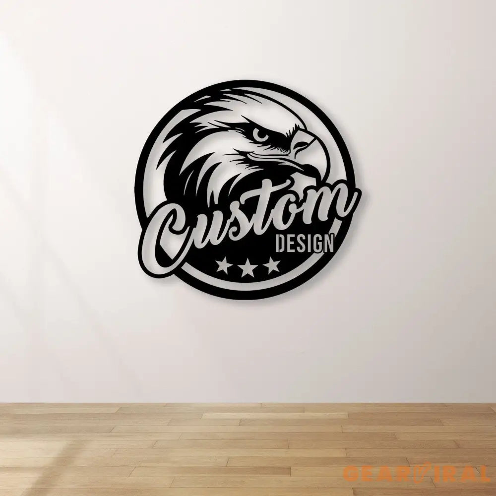 Custom Logo Design Metal Wall Art LED Light Personalized Business Logo Custom Logo Name Sign Perfect