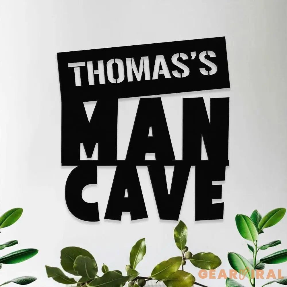 Custom Man Cave Metal Wall Art Led Light Family Name Metal Sign Outdoor Door Decor Wall Art Custom Name Sign