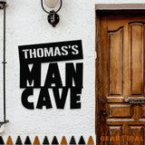 Custom Man Cave Metal Wall Art Led Light Family Name Metal Sign Outdoor Door Decor Wall Art Custom Name Sign