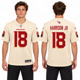 Custom Marvin Harrison Jr. Arizona Cardinals Fan Inspired Rivalries Collection Game Jersey - Natural