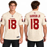 Custom Marvin Harrison Jr. Arizona Cardinals Fan Inspired Rivalries Collection Stitched Premium Limited Jersey - Natural
