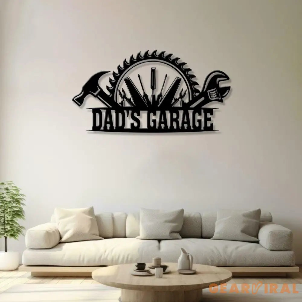 Custom Mechanic Tools Metal Sign Papas Workshop Sign Handyman Tools Wall Art Garage Sign Repair Tools Wall Art Garage