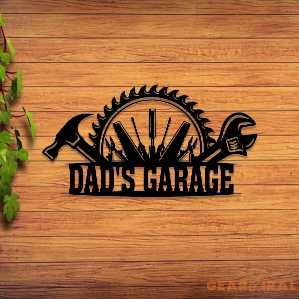 Custom Mechanic Tools Metal Sign Papas Workshop Sign Handyman Tools Wall Art Garage Sign Repair Tools Wall Art Garage