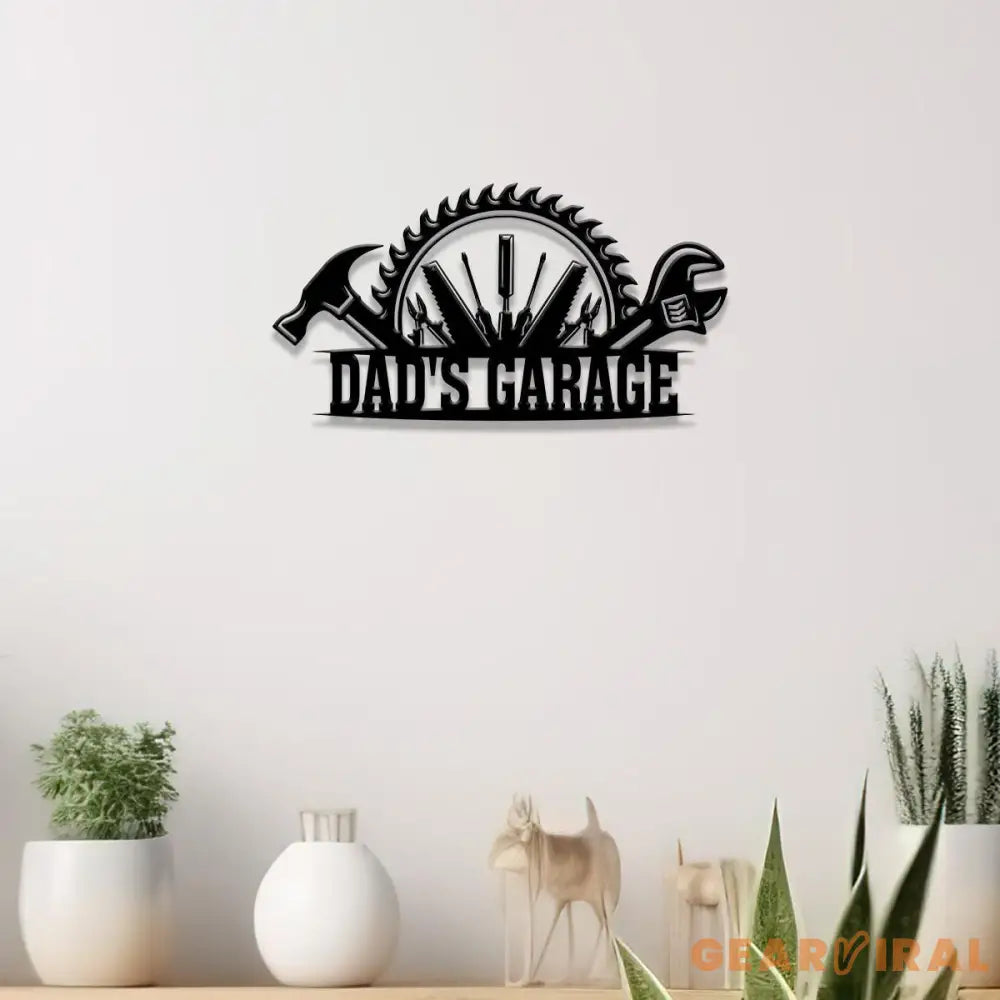 Custom Mechanic Tools Metal Sign Papas Workshop Sign Handyman Tools Wall Art Garage Sign Repair Tools Wall Art Garage