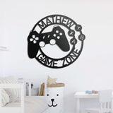 Custom Metal Gaming Sign with Led Light - Game Controller Metal Wall Art - Game Room Decor - Gamer Name Sign | GearViral