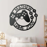Custom Metal Gaming Sign with Led Light - Game Controller Metal Wall Art - Game Room Decor - Gamer Name Sign | GearViral